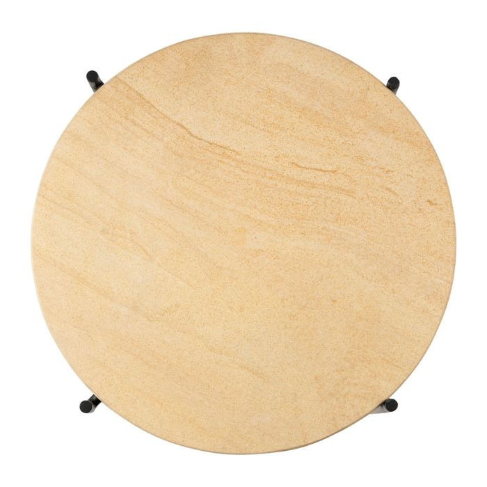 LES 2 TABLES APPOINT ESKELA BEIGE+NOIR