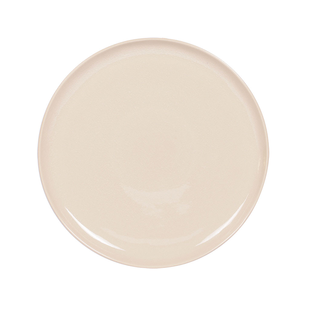 ALIZEE ECRU ASSIETTE PLATE 27CM GRES