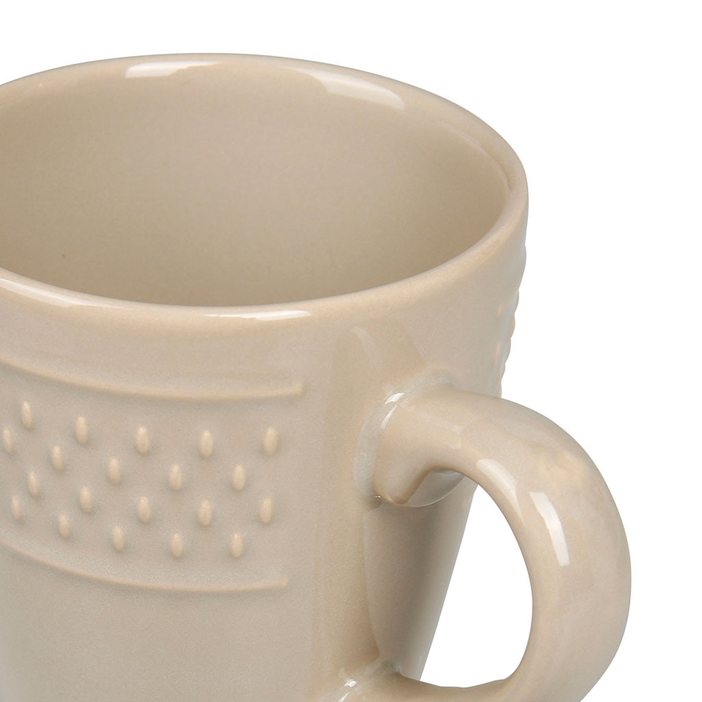 GRAIN DE RIZ MUG TAUPE