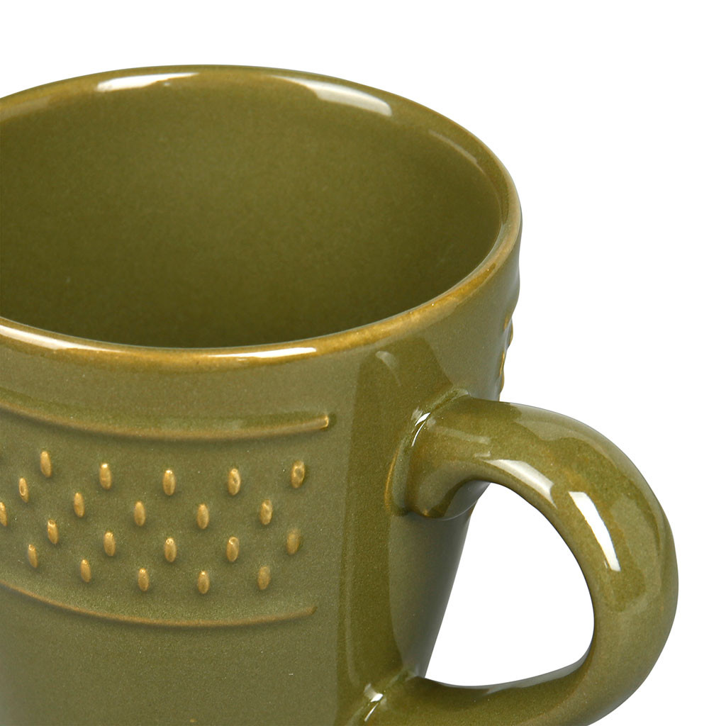 GRAIN DE RIZ MUG KAKI