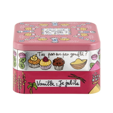 Boite à Sucre vanillé (empilable) La pâte