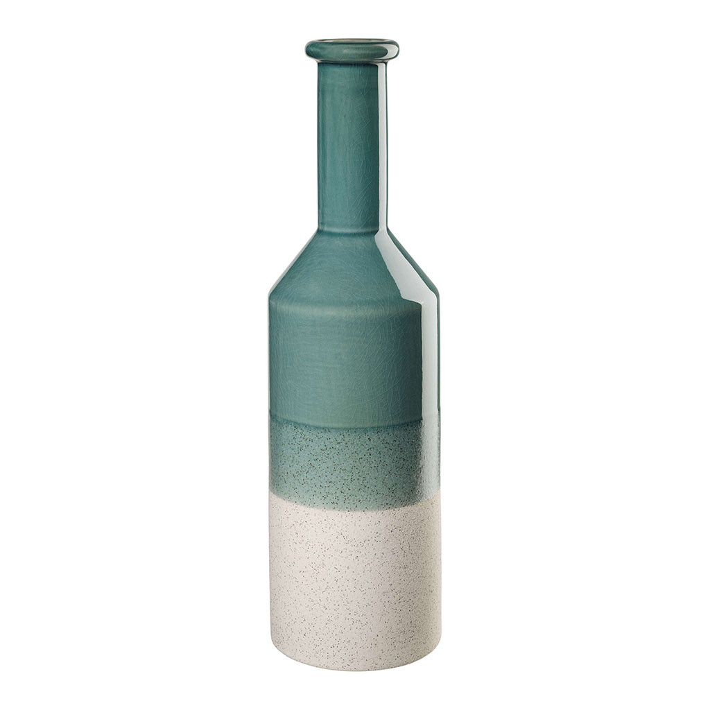 BOUTEILLE VASE EMERAUDE H41,5CM