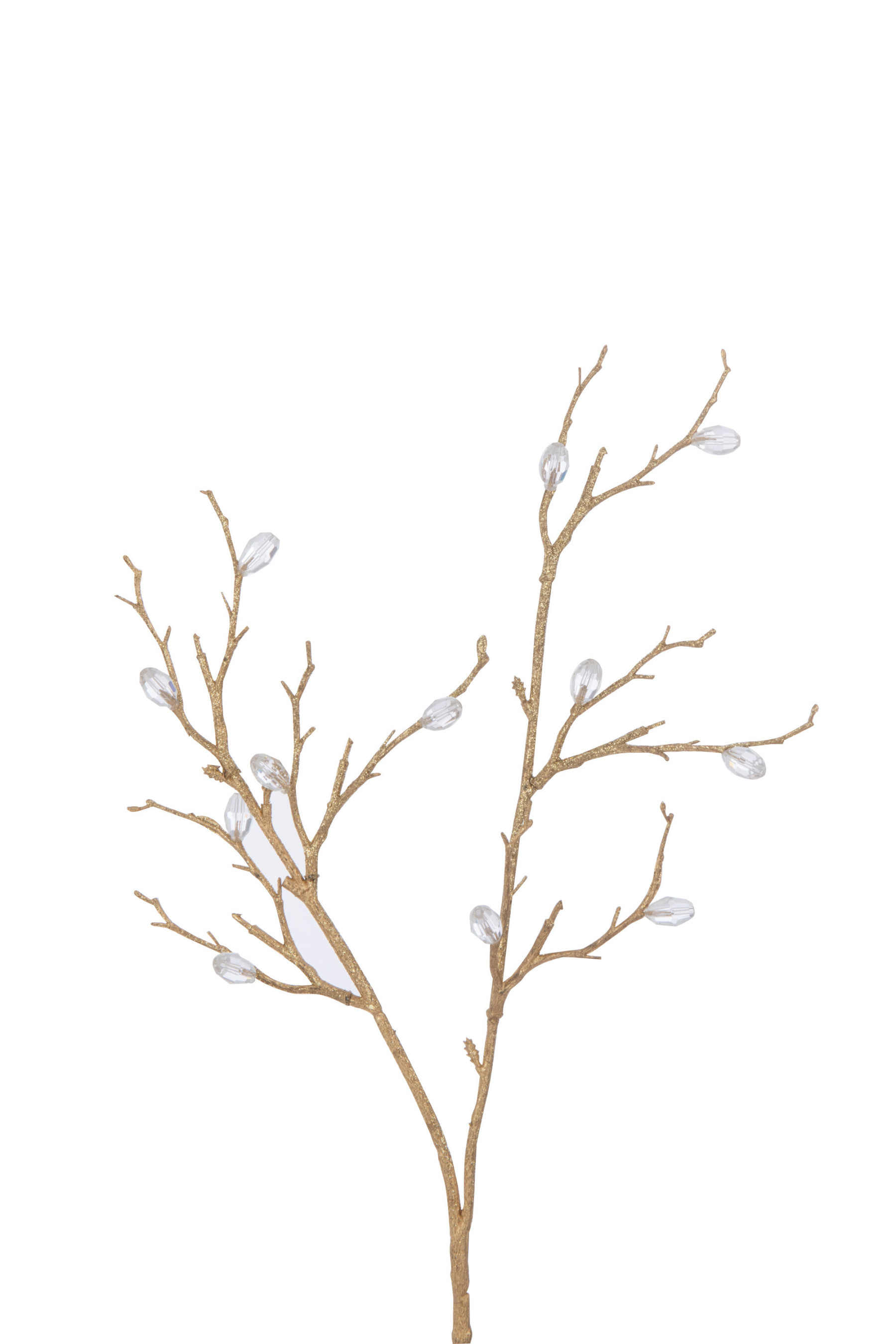 BRANCHE PIERRES OR TRANSPARENTES