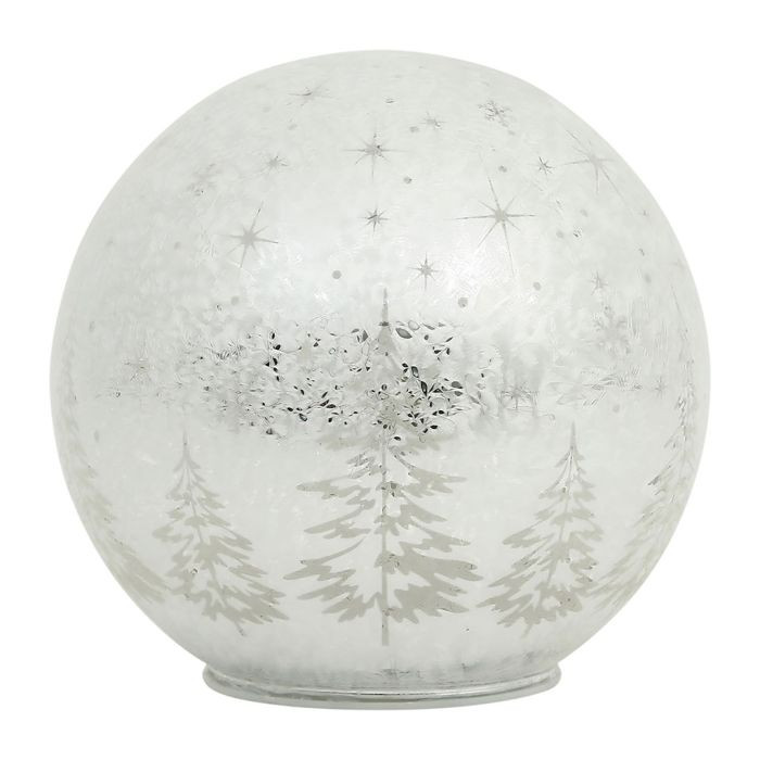 DECO LED BOULE NOEL ARGENTE