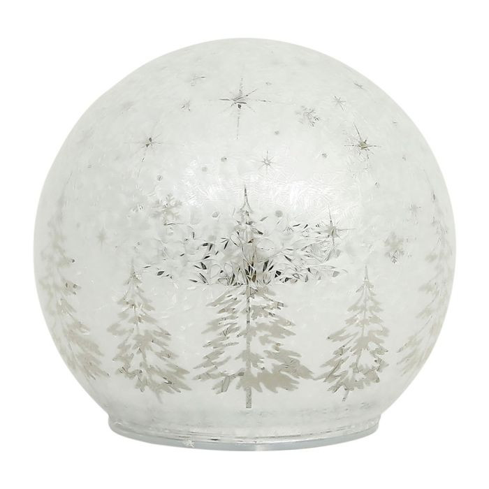 DECO LED BOULE NOEL ARGENTE