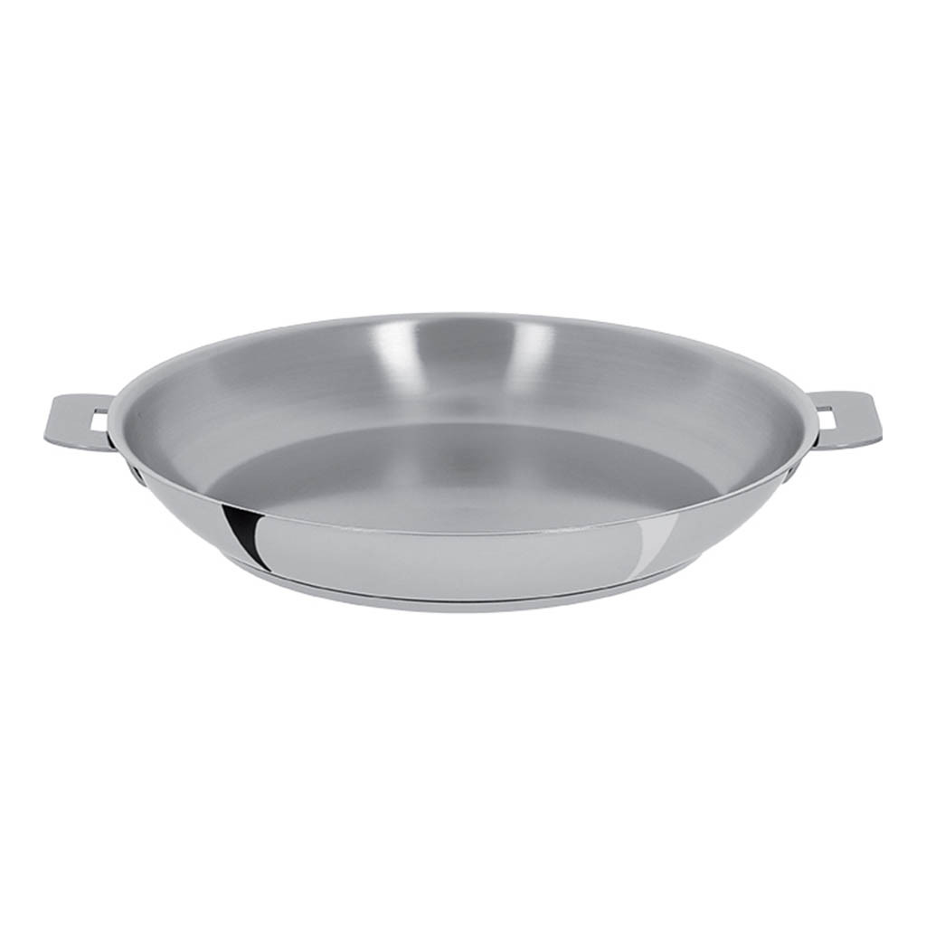 MUTINE POELE INOX 28CM POIGNEE AMOVIBLE