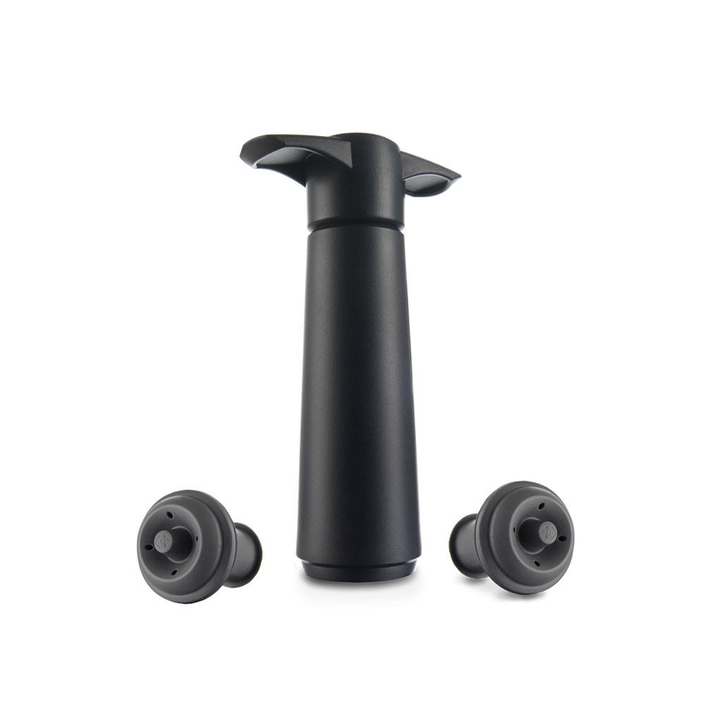 POMPE A VIN + 2 BOUCHONS VACUVIN