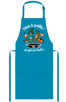 TABLIER AVEC POCHE TOUS A POELE