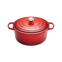 COCOTTE RONDE 26CM CERISE