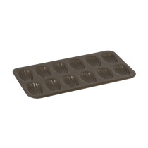 PLAQUE A MADELEINES 12P 39,5CM ANTI ADHERENT