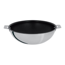 WOK 24CM CASTELINE EXCELISS POIGNEE AMOVIBLE