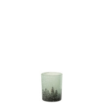PHOTOPHORE ARBRE NEIGE