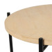 LES 2 TABLES APPOINT ESKELA BEIGE+NOIR