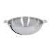 Wok inox 24cm poignées amovibles Cristel Casteline WOKT24Q