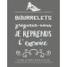 TORCHON COMIQUE 50X70CM COULEUR ANTHRACITE